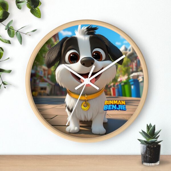 Cute Dog Wall Clock - Adorable Pet Decor for Animal Lovers, Children's Room, Gift for Dog Lovers, Home Wall Art, Unique Gift Idea - Image 6