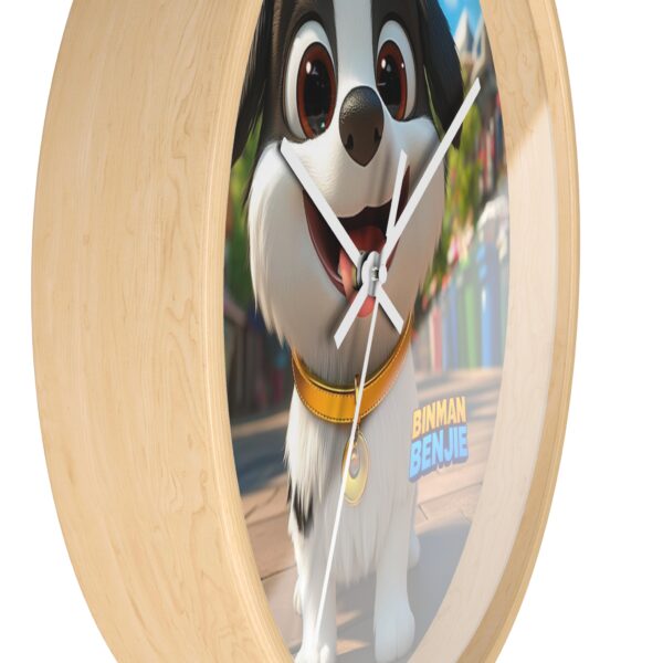 Cute Dog Wall Clock - Adorable Pet Decor for Animal Lovers, Children's Room, Gift for Dog Lovers, Home Wall Art, Unique Gift Idea - Image 5